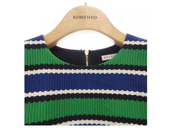 Autre Marque Abito ESTNATION Blu Verde - vista 5
