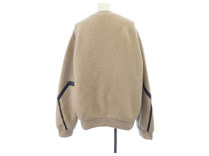 Hermès Sweatshirt Hermes em mistura de cashmere Bege - vista 2