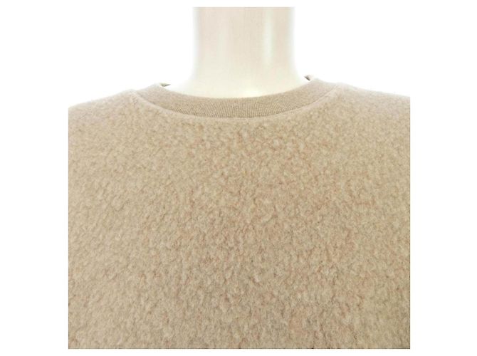 Hermès Sweatshirt Hermes em mistura de cashmere Bege - vista 5