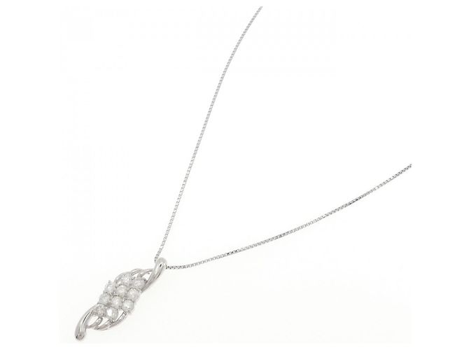 Autre Marque Collana di diamanti Pt900 Pt850 Argento - vista 2