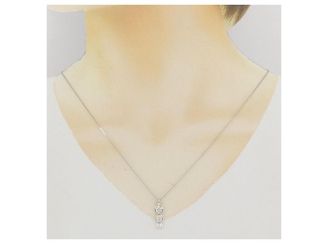 Autre Marque Colar de Diamantes Pt900/Pt850 Prata - vista 6