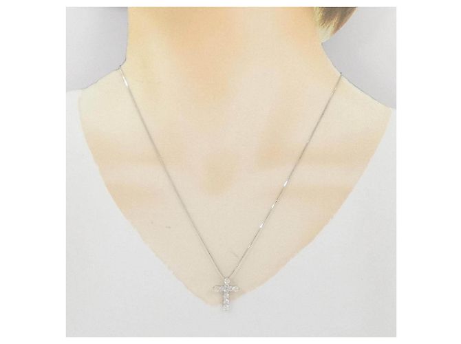 Autre Marque Collar de diamantes Pt900 Pt850 Plata - vista 6