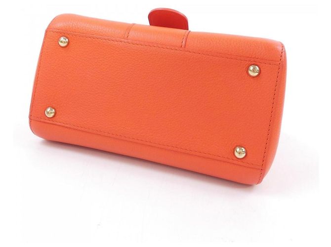 Borsa a mano Delvaux Brillant in pelle rossa Rosso - vista 4