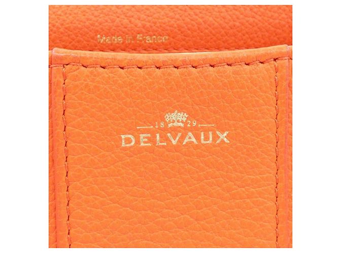 Borsa a mano Delvaux Brillant in pelle rossa Rosso - vista 5