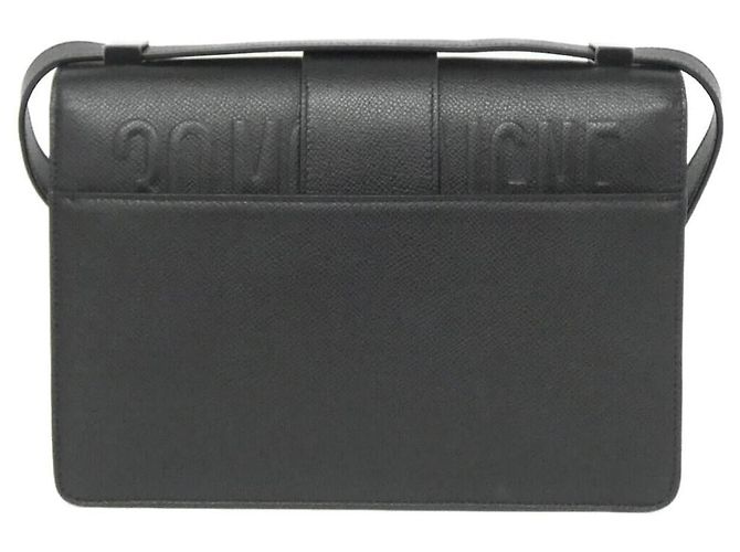 Autre Marque Borsa a tracolla Christian Dior 30 Montaigne in vitello Nero - vista 2