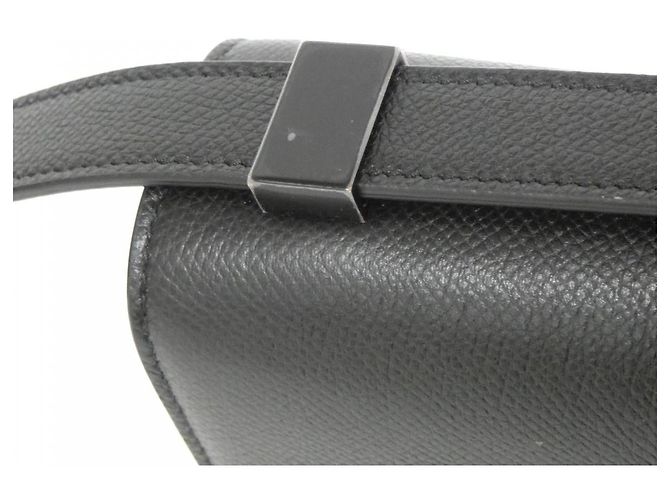 Autre Marque Borsa a tracolla Christian Dior 30 Montaigne in vitello Nero - vista 6