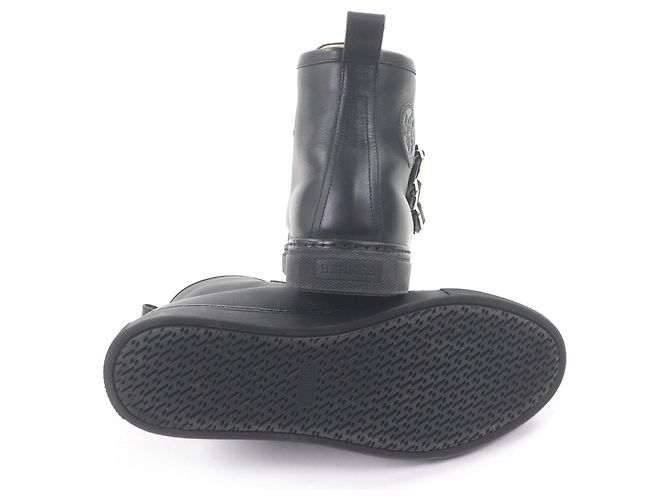 Hermès Lenox Collier de Sian41.5 Sneaker aus Kalbsleder Schwarz - Ansicht 4
