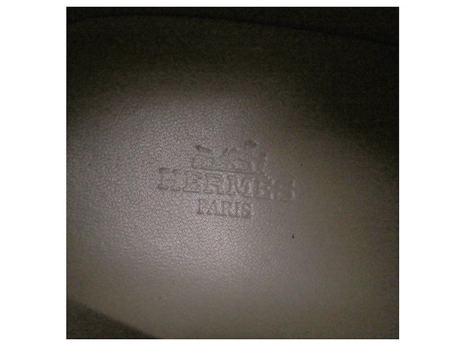 Hermès Lenox Collier de Sian41.5 Sneaker aus Kalbsleder Schwarz - Ansicht 6