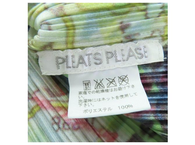 Issey Miyake Camisa de manga larga de poliéster PLEATS PLEASE con estampado de mapa de París Multicolor - vista 5