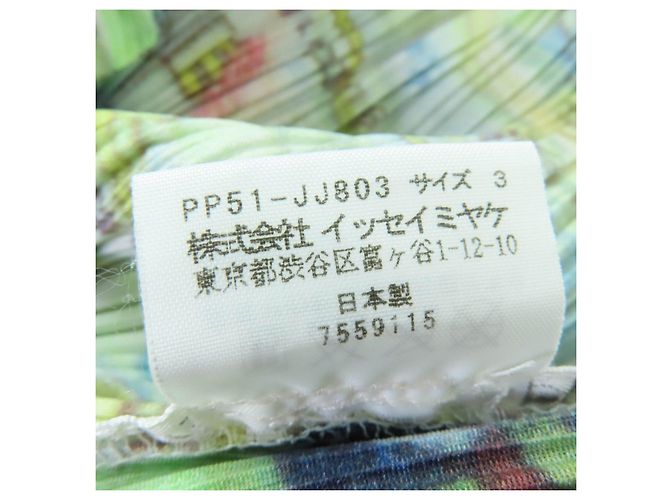 Issey Miyake Camisa de manga larga de poliéster PLEATS PLEASE con estampado de mapa de París Multicolor - vista 6