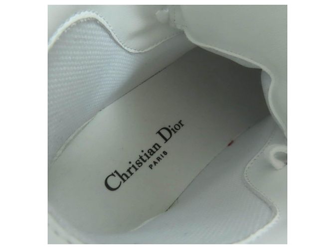 Autre Marque Christian Dior Dior Star Leder-Sneaker Weiß - Ansicht 11