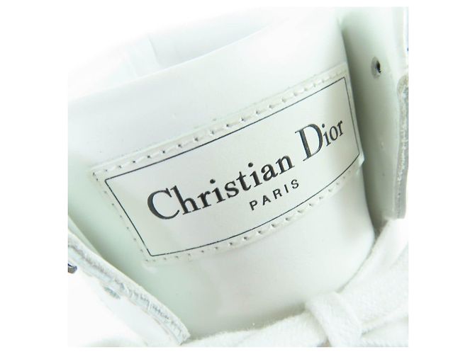 Autre Marque Christian Dior Dior Star Leder-Sneaker Weiß - Ansicht 9