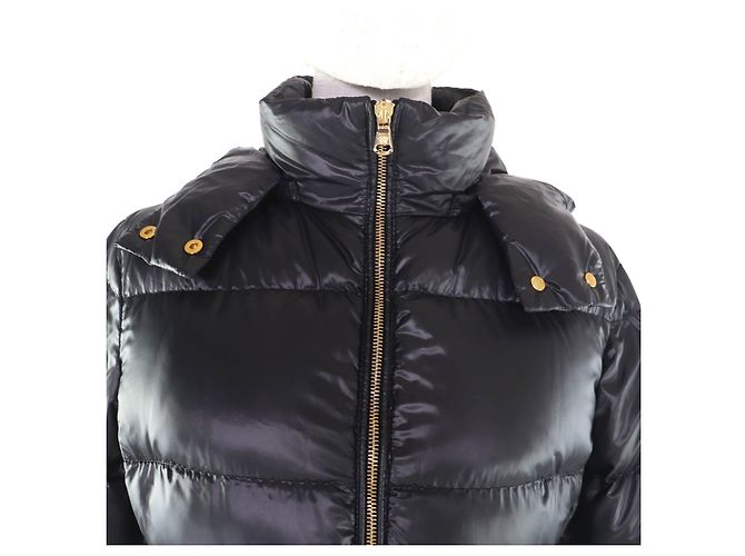 Versace Polyester-Daunenmantel Schwarz - Ansicht 4