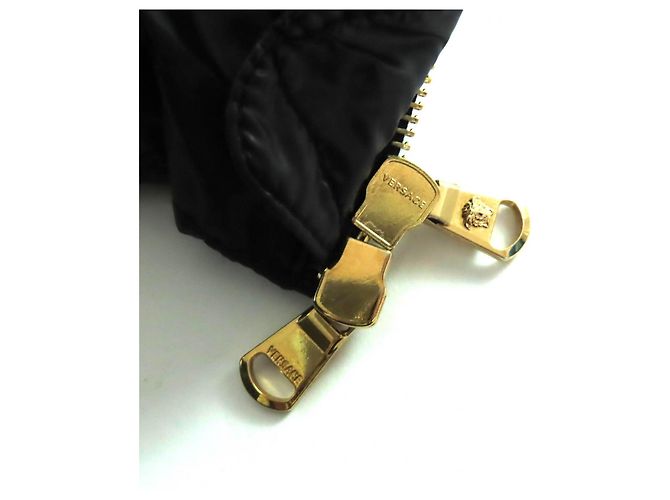 Versace Polyester-Daunenmantel Schwarz - Ansicht 6