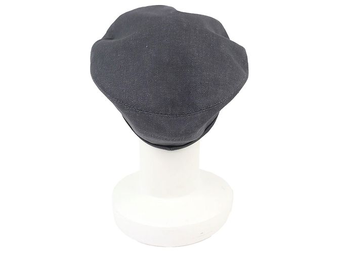 Hermès Saint Honor Serie Baskenmütze aus Cotton-Kalbsleder Braun - Ansicht 4