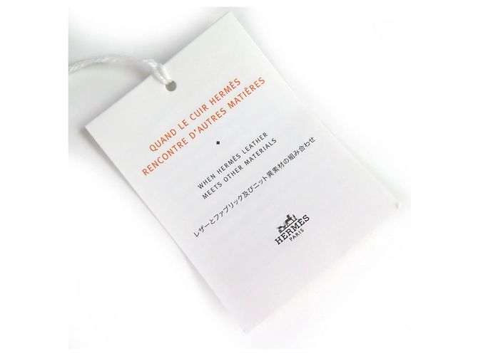 Hermès Saint Honor Serie Baskenmütze aus Cotton-Kalbsleder Braun - Ansicht 9