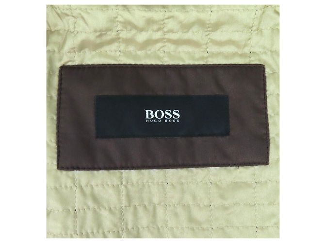 HUGO BOSS Mantel aus Polyester und Baumwolle Beige - Ansicht 7