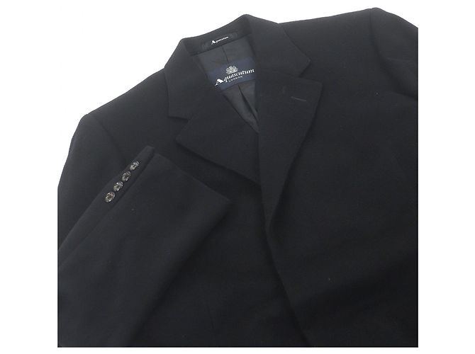 Abrigo de cachemira Aquascutum LONDON Chester Negro - vista 2