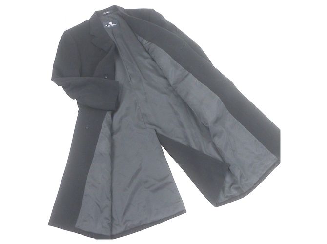 Abrigo de cachemira Aquascutum LONDON Chester Negro - vista 3