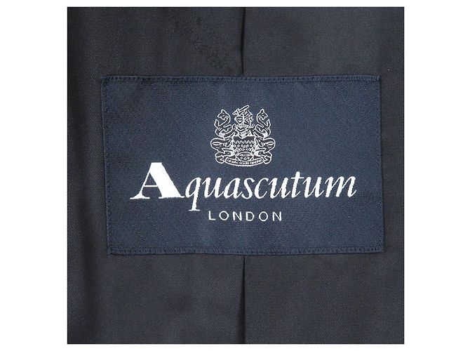 Abrigo de cachemira Aquascutum LONDON Chester Negro - vista 6