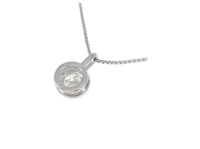 Autre Marque Colar de Diamantes Pt900 Pt850 Prata - vista 4