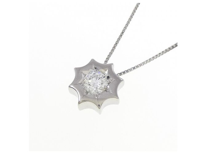 Autre Marque Diamantenhalskette PT900 PT850 Silber - Ansicht 3