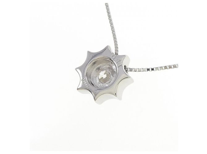 Autre Marque Diamantenhalskette PT900 PT850 Silber - Ansicht 4