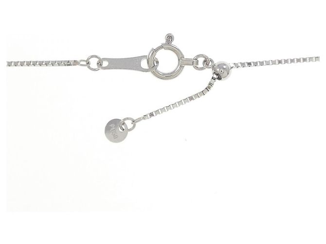Autre Marque Diamantenhalskette PT900 PT850 Silber - Ansicht 5