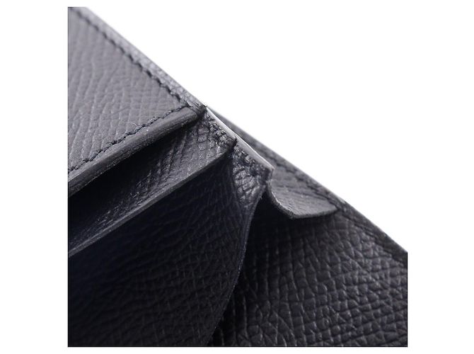 Cartera larga Hermès BEARN SOUFFLET en Veau Epsom Negro - vista 13