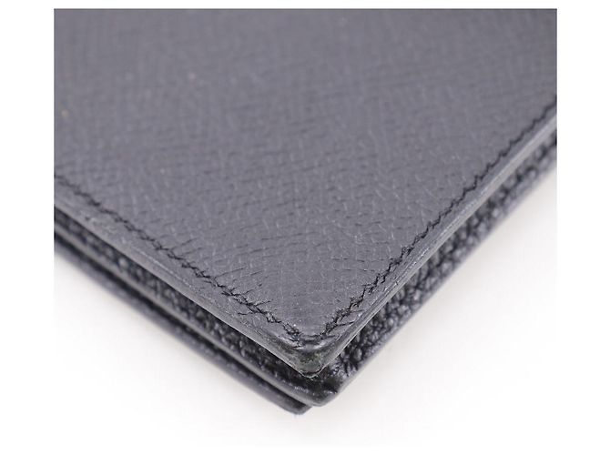 Cartera larga Hermès BEARN SOUFFLET en Veau Epsom Negro - vista 14