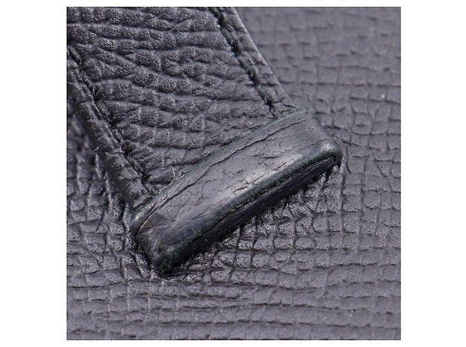 Cartera larga Hermès BEARN SOUFFLET en Veau Epsom Negro - vista 16
