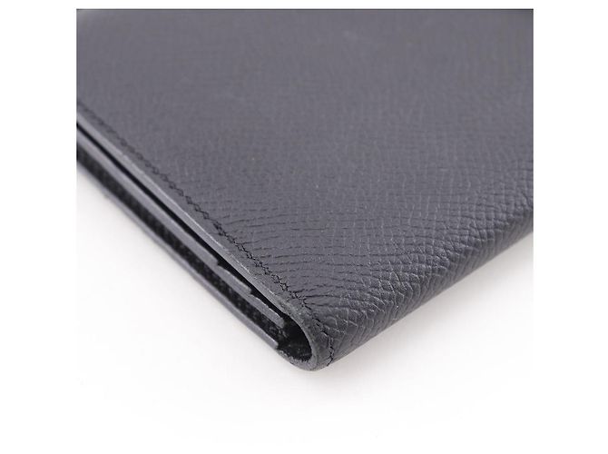 Cartera larga Hermès BEARN SOUFFLET en Veau Epsom Negro - vista 4