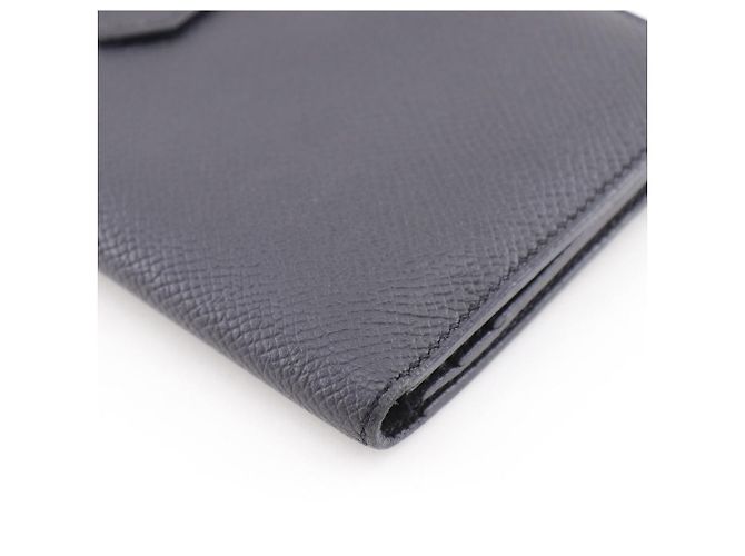 Cartera larga Hermès BEARN SOUFFLET en Veau Epsom Negro - vista 5