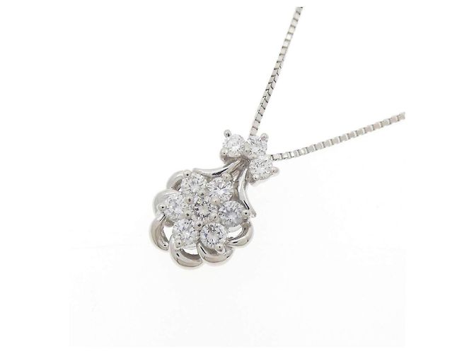 Autre Marque Collana di diamanti PT1000 PT850 Argento - vista 3