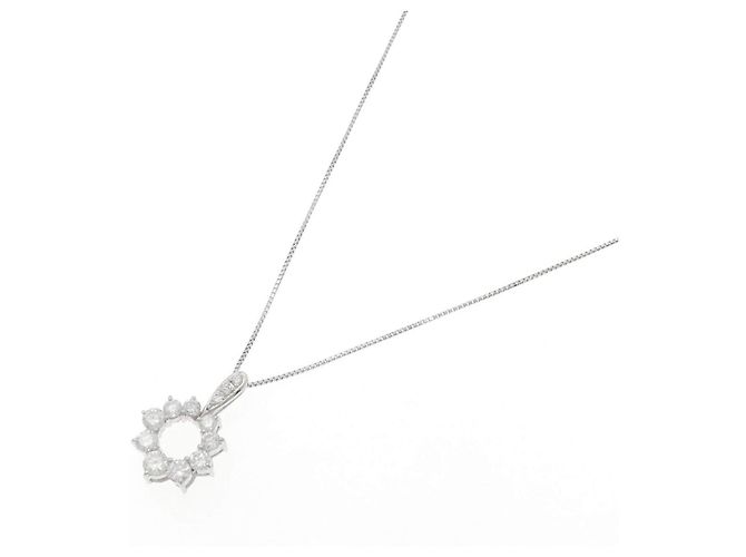 Autre Marque Collana in diamanti PT900 PT850 Argento - vista 2