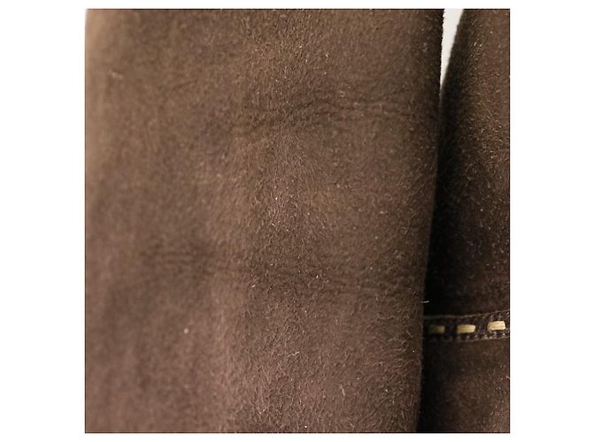 Fendi Shearling Kurzjacke Braun - Ansicht 13