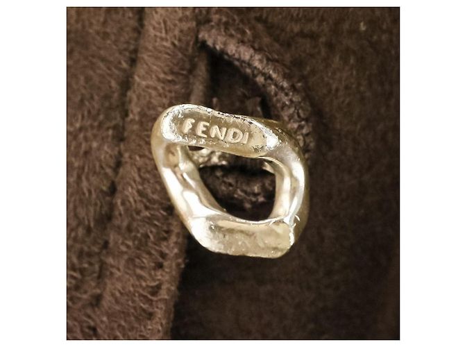 Fendi Shearling Kurzjacke Braun - Ansicht 7