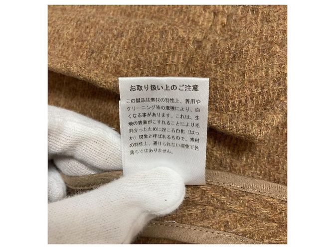 Autre Marque Abrigo largo de espiga ETRE TOKYO Castaño - vista 10
