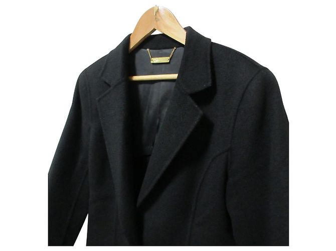 LEONARD Wool Tailored Jacket Black - view 4