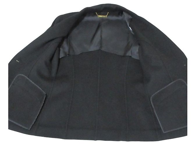 LEONARD Wool Tailored Jacket Black - view 5