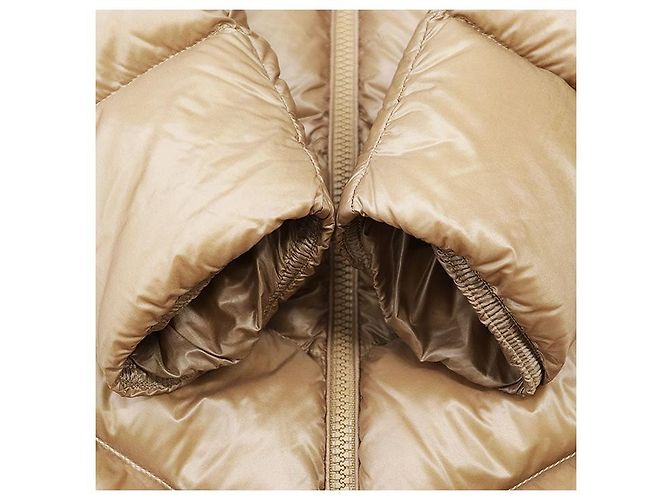 Moncler CAMBALES GIUBOTTO Abrigo de plumón 100% Nylon Beige Camello - vista 12