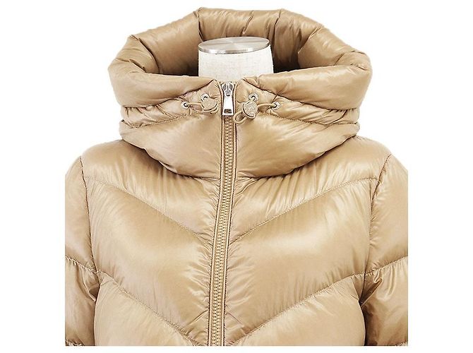 Moncler CAMBALES GIUBOTTO Abrigo de plumón 100% Nylon Beige Camello - vista 2