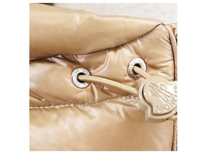 Moncler CAMBALES GIUBOTTO Abrigo de plumón 100% Nylon Beige Camello - vista 3