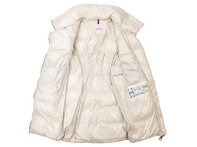 Moncler JOINVILLE GIUBOTTO Chaqueta de plumón 100% Nylon Beige Crudo - vista 7