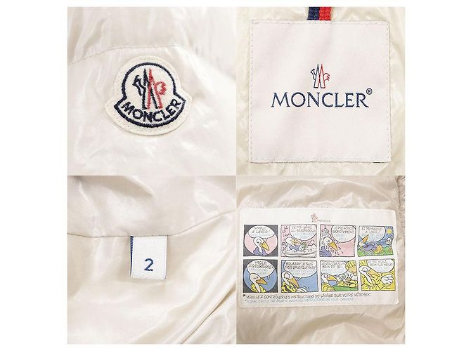 Moncler JOINVILLE GIUBOTTO Chaqueta de plumón 100% Nylon Beige Crudo - vista 9