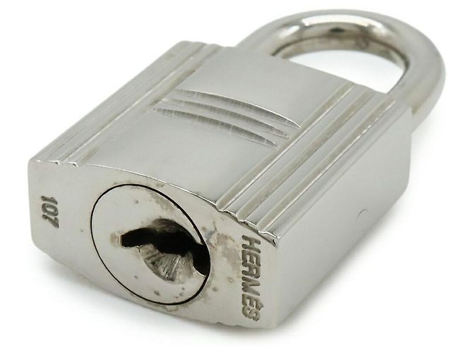 Cadenas Hermès Cadena107 avec clé Argenté - vue 4
