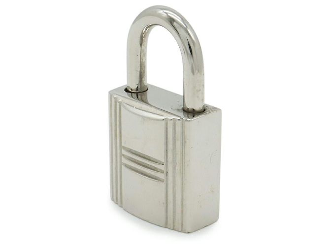 Cadeado Hermès com chave Prata - vista 3
