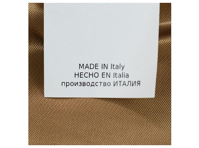 Max Mara REBUS Wool Cashmere Blend Short Coat Beige Camel - view 14