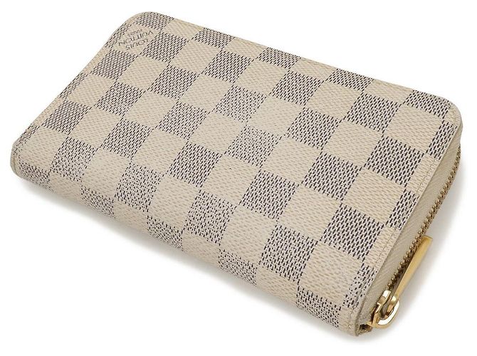 Portafoglio Louis Vuitton Zippy Compact Damier Azur Crudo - vista 2