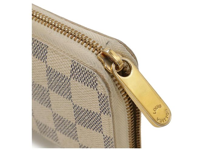 Portafoglio Louis Vuitton Zippy Compact Damier Azur Crudo - vista 4